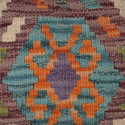 Handmade Turkish Design Wool Kilim Runner 2' 8" x 9' 11" - No. AL31368