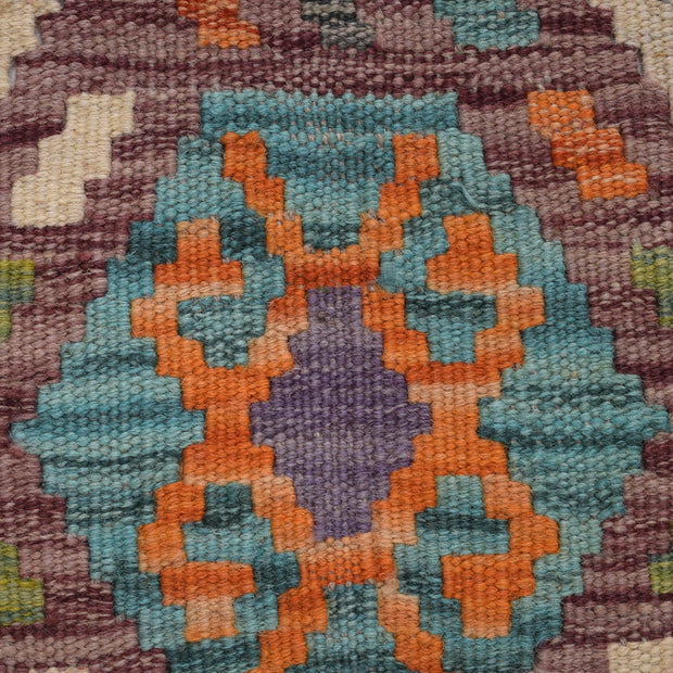 Handmade Turkish Design Wool Kilim Runner 2' 8" x 9' 11" - No. AL31368