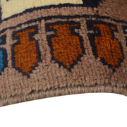 Authentic Afghan War Area Rug 2' 8" x 4' 2" - No. AL36430