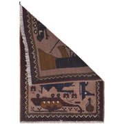 Afghan War Rug 2' 1" x 2' 10" - No. AL24003
