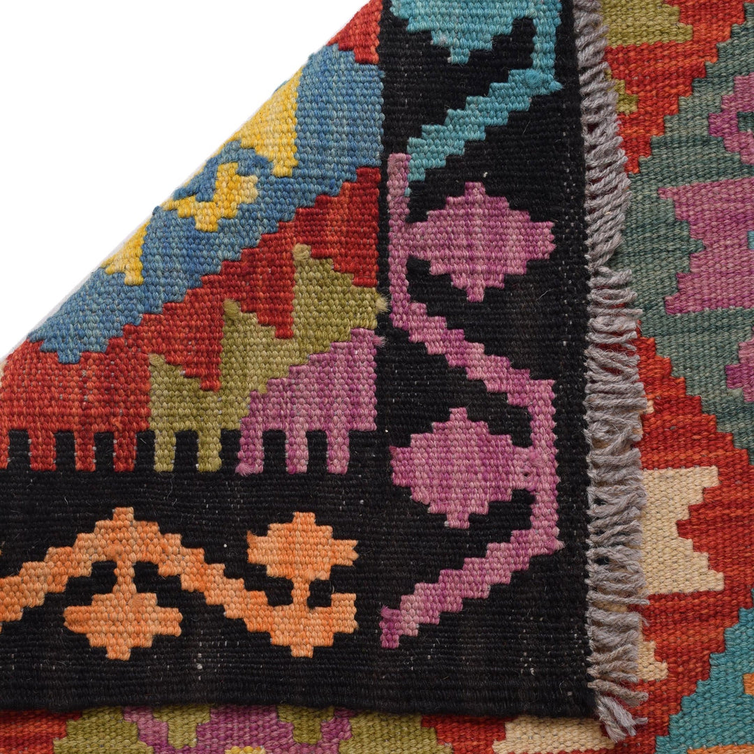 Long Kilim Runner 2' 7" x 9' 10" - No. AL57366