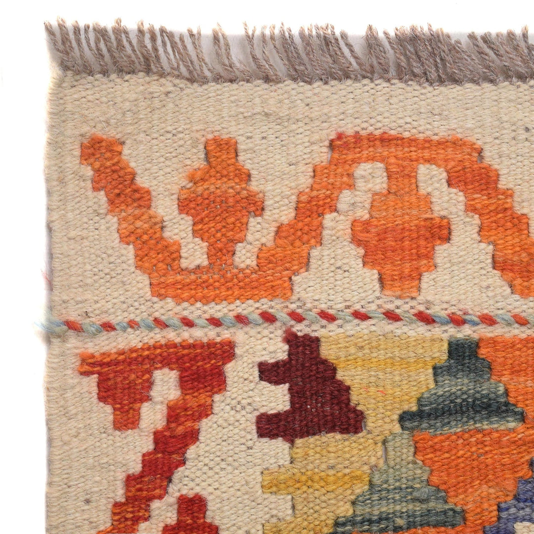 Hand Knotted Flatweave Kilim Runner 2' 2" x 6' 8" - No. AL31188
