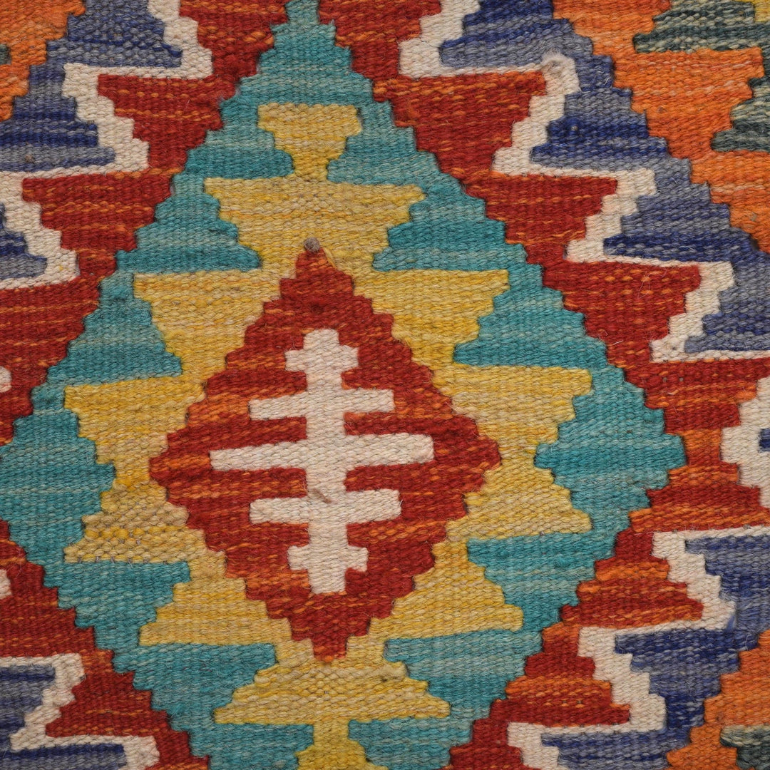 Hand Knotted Flatweave Kilim Runner 2' 2" x 6' 8" - No. AL31188