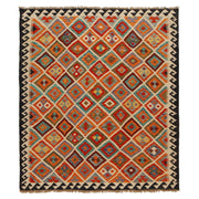 Hand Made Afghan Kilim 5' 1" x 5' 9" - No. AL97782