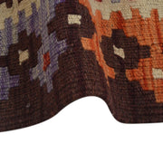 Colorful Flat-Weave Wool Kilim Runner 2' 1"x 6' 4" - No. AL38534