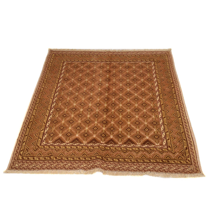 Handmade Nakhunak Kilim Rug 3' 5" x 4' 3" - No. AL98156