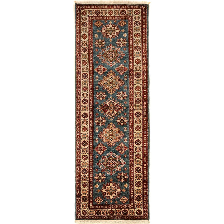 High-Quality Kazak Area Runner Rug 2' 1" x 6' 2" - No. AL22208