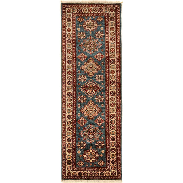 High-Quality Kazak Area Runner Rug 2' 1" x 6' 2" - No. AL22208