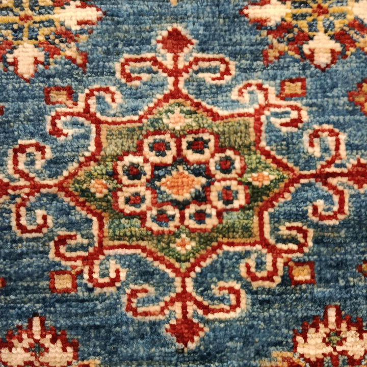 High-Quality Kazak Area Runner Rug 2' 1" x 6' 2" - No. AL22208