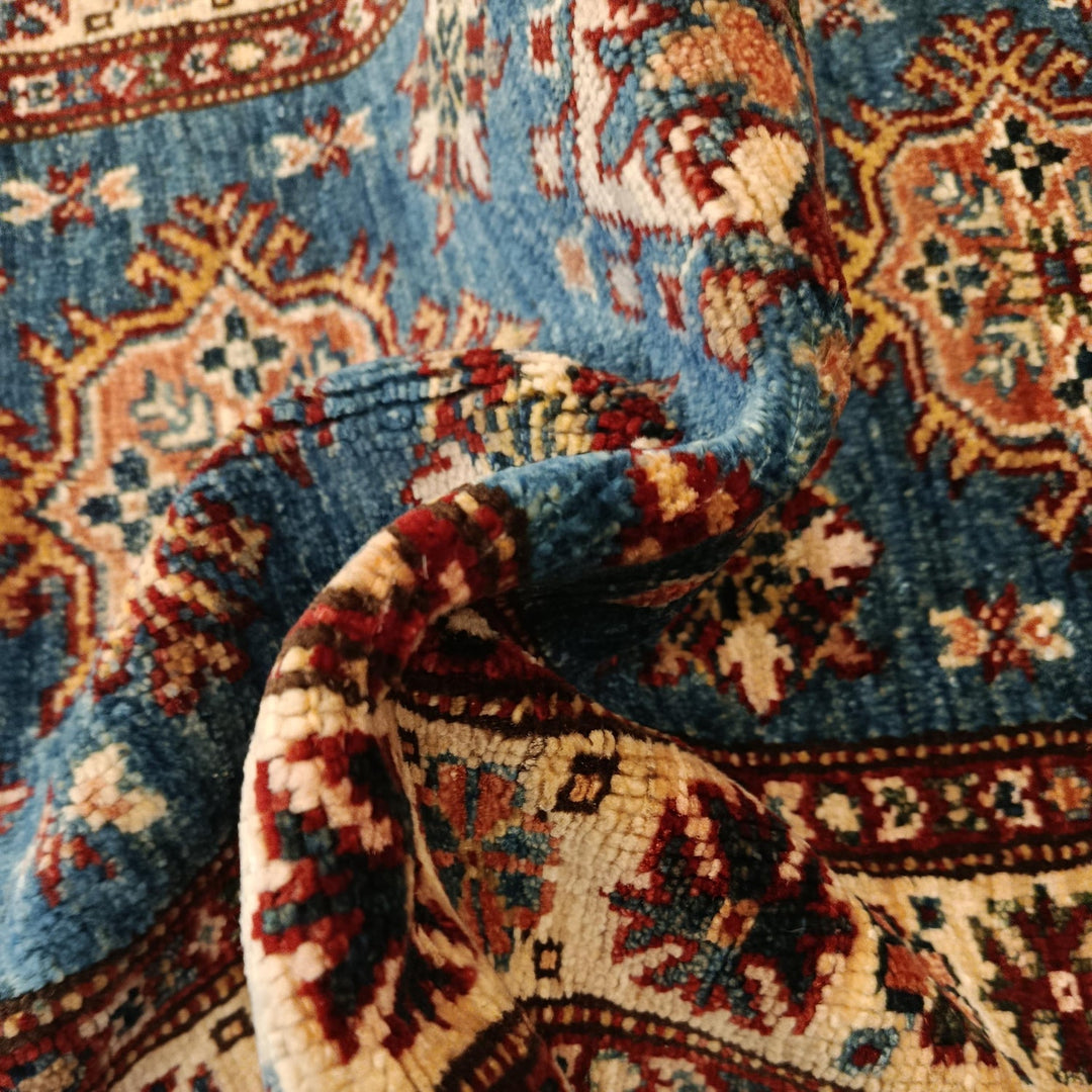 High-Quality Kazak Area Runner Rug 2' 1" x 6' 2" - No. AL22208