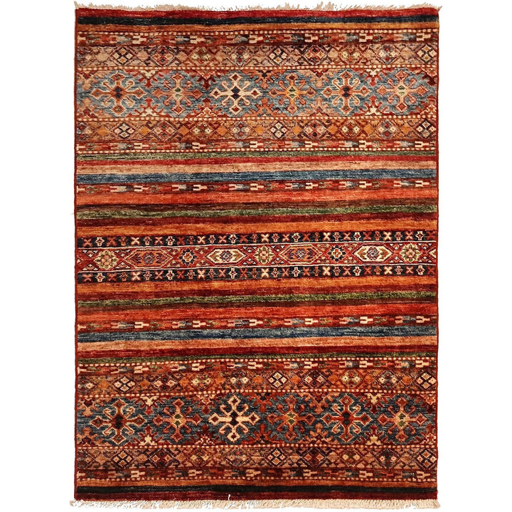 Hand Knotted Khurjeen Oriental Rug 2' 11" x 3' 9" - No. AL52074