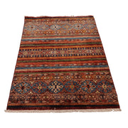 Hand Knotted Khurjeen Oriental Rug 2' 11" x 3' 9" - No. AL52074