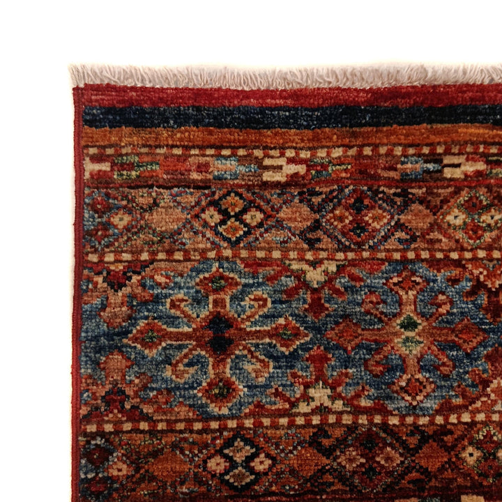 Hand Knotted Khurjeen Oriental Rug 2' 11" x 3' 9" - No. AL52074