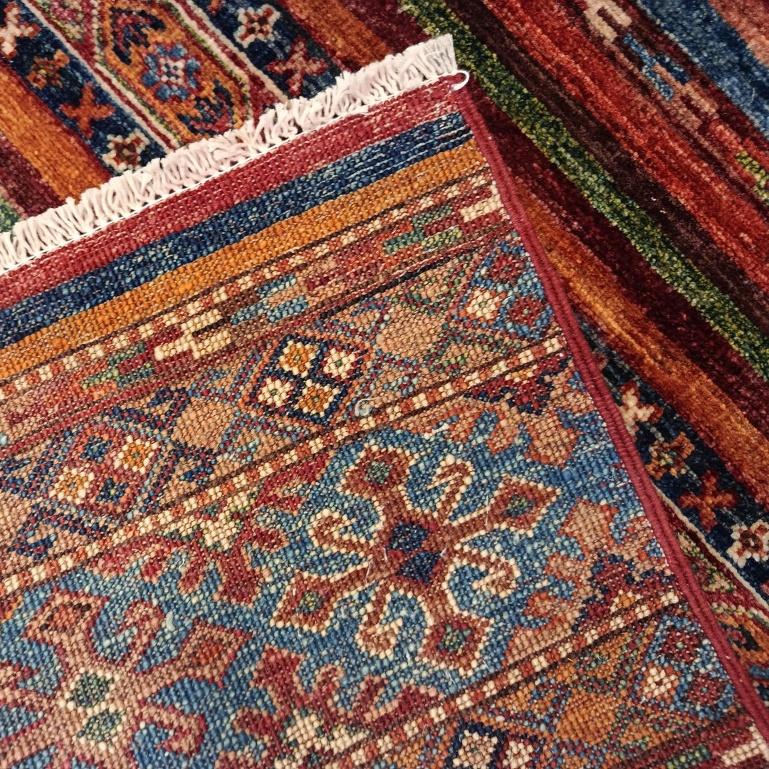 Hand Knotted Khurjeen Oriental Rug 2' 11" x 3' 9" - No. AL52074