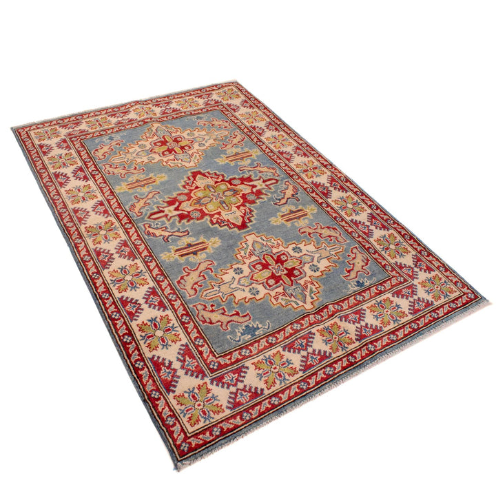 Handmade Kazak Area Rug 3' 11" x 5' 7" - No. AL31353