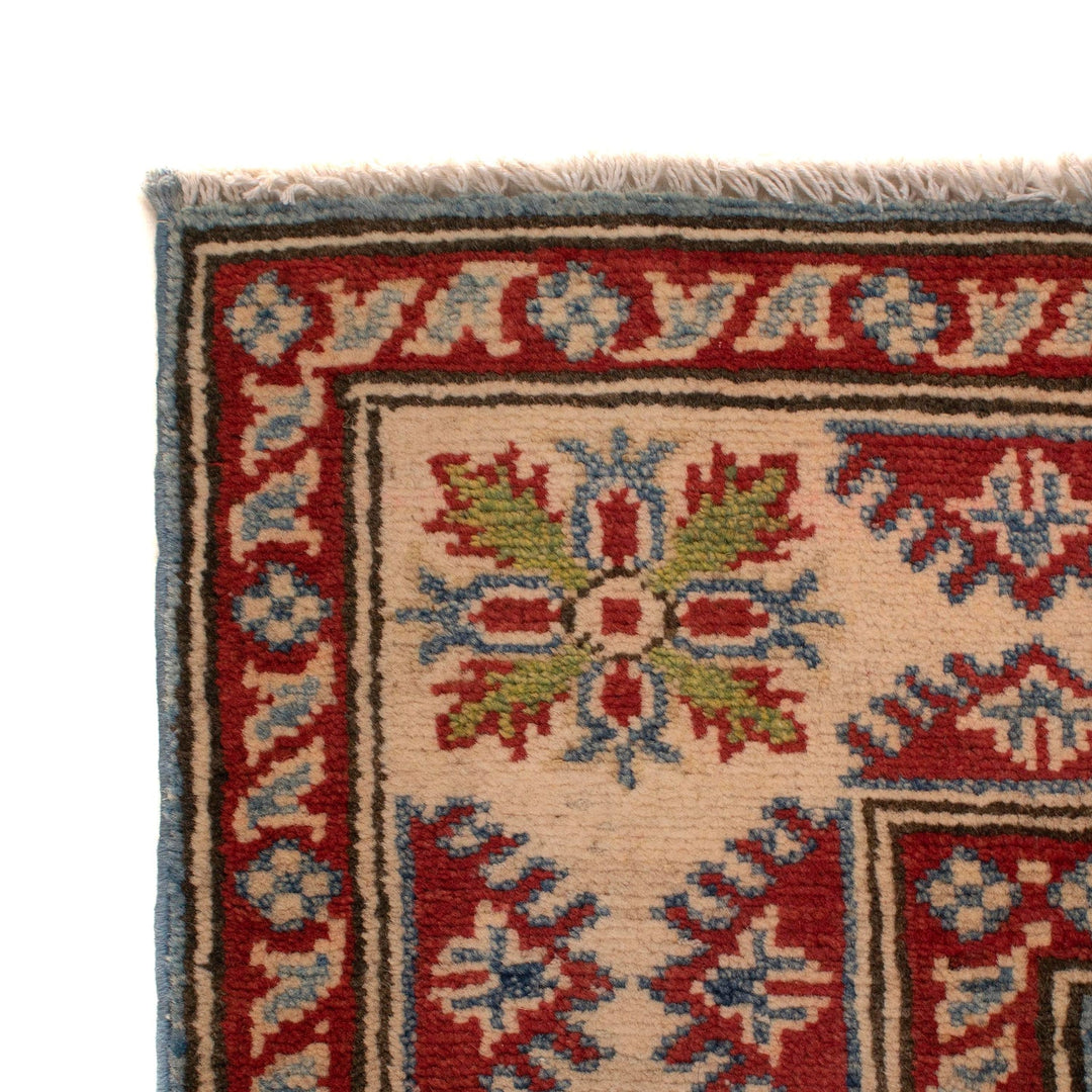 Handmade Kazak Area Rug 3' 11" x 5' 7" - No. AL31353