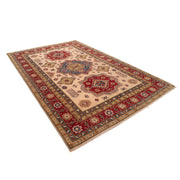 Handmade Kazak Area Rug 6' 5" x 10' 4" - No. AL18289