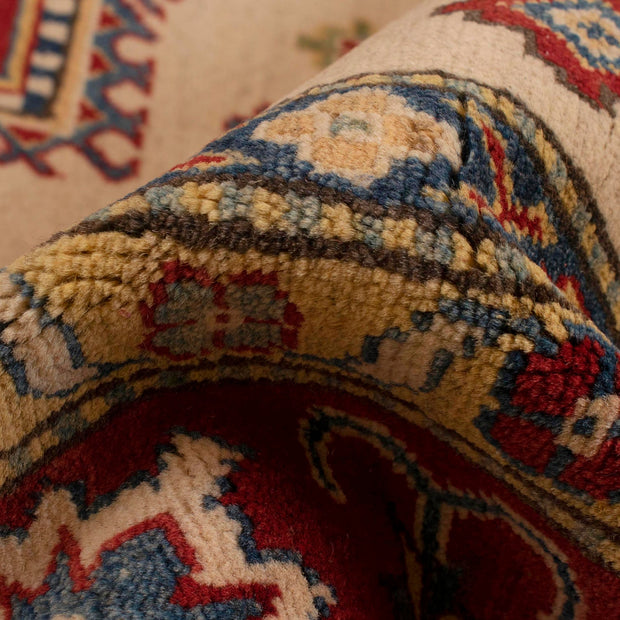 Handmade Kazak Area Rug 6' 5" x 10' 4" - No. AL18289