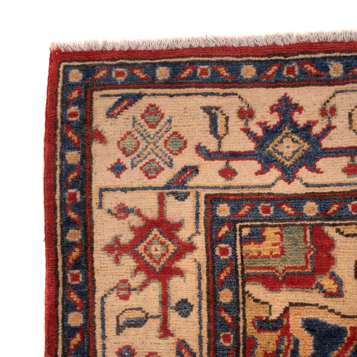 Hand knotted Kazak Carpet 4' 1" x 5' 9" - No. AL46985