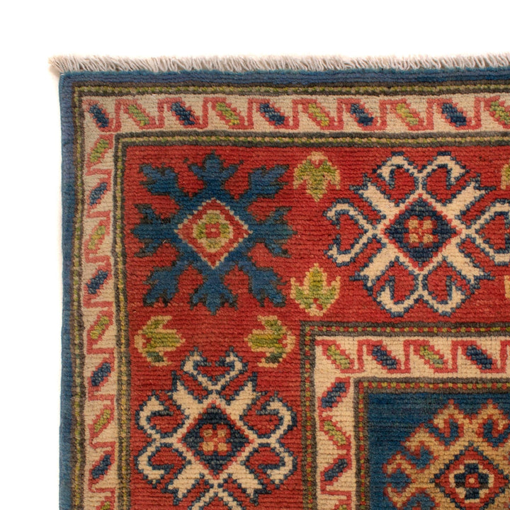 Blue Color Kazak Rug 4' 1" x 5' 10" - No. AL79681