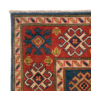Blue Color Kazak Rug 4' 1" x 5' 10" - No. AL79681