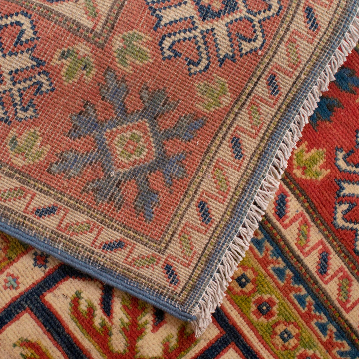 Blue Color Kazak Rug 4' 1" x 5' 10" - No. AL79681