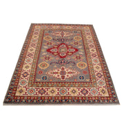 Hand Knotted Kazak Oriental Rug 4' 3" x 5' 9" - No. AL53673