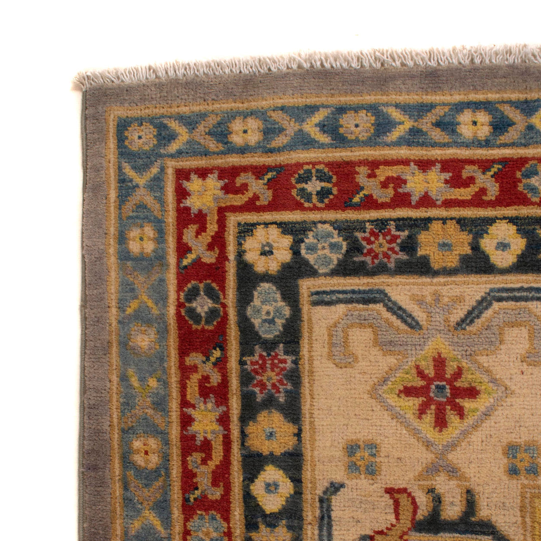 Gray Color Kazak Rug 7' 10" x 9' 7" - No. AL60602