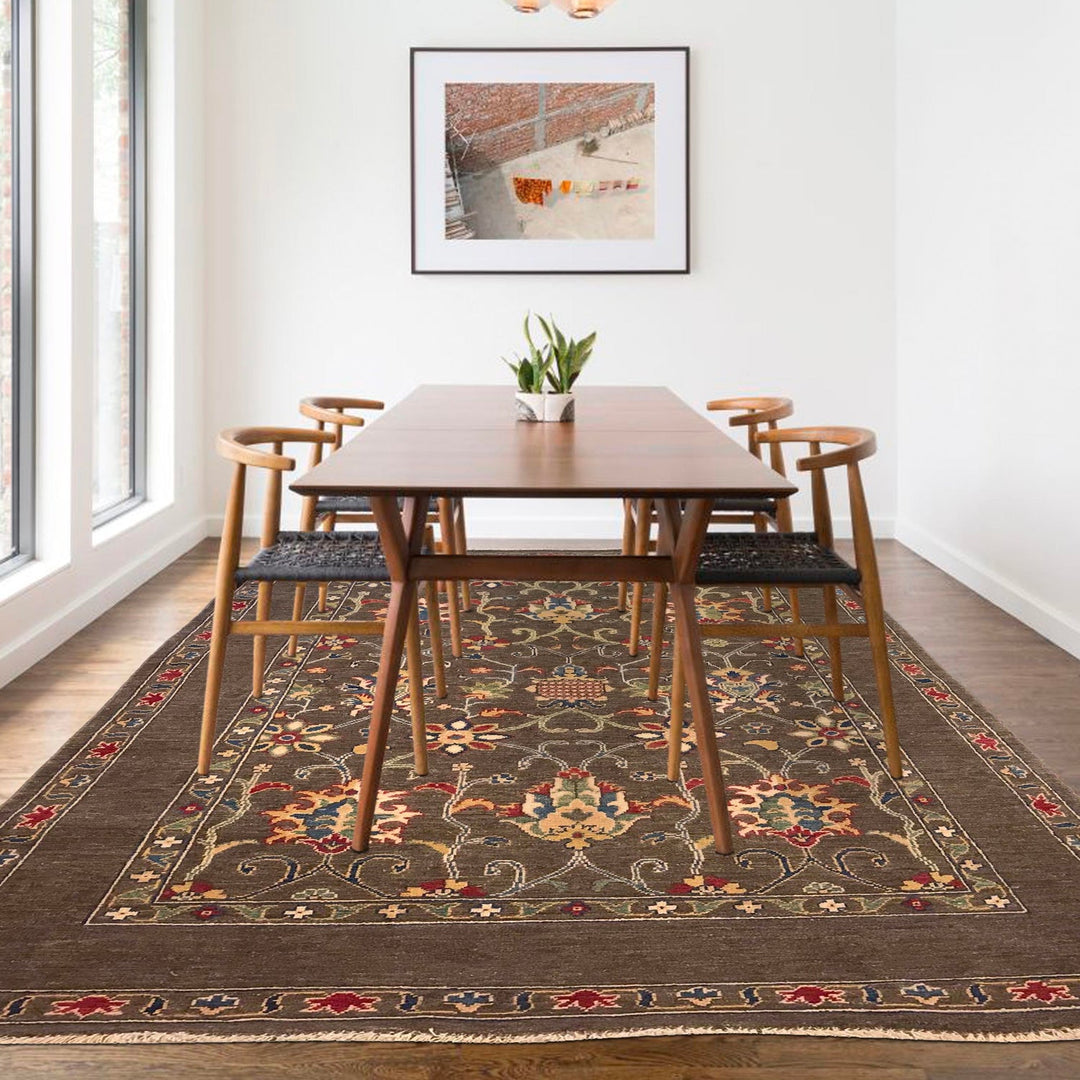 Modern Sultani Carpet 4' 5" x 7' 1" - No. AL18473