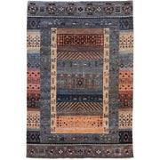 Handmade Shikargah Area Rug 6' 7" x 9' 8" - No. AL66437
