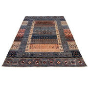 Handmade Shikargah Area Rug 6' 7" x 9' 8" - No. AL66437