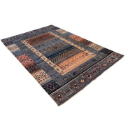 Handmade Shikargah Area Rug 6' 7" x 9' 8" - No. AL66437