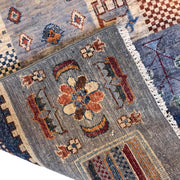 Handmade Shikargah Area Rug 6' 7" x 9' 8" - No. AL66437