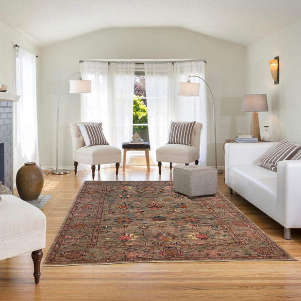 Hand Knotted Sultani Modern Rug 6' 5" x 9' 5" - No. AL42572