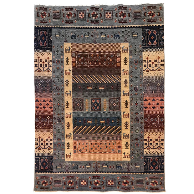 Luxury Shikargah Carpet 5' 8" x 7' 10" - No. AL49373