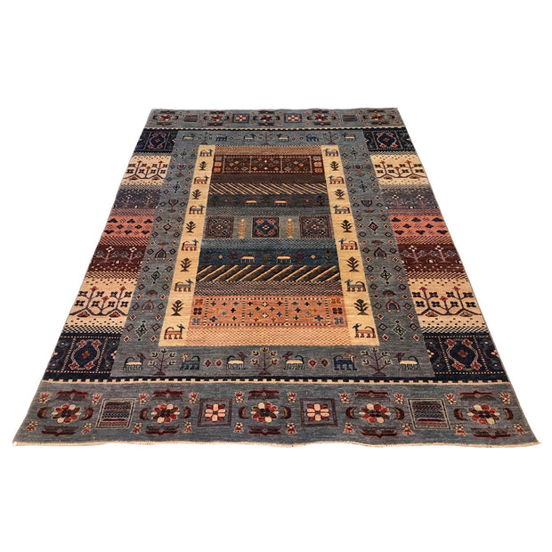 Luxury Shikargah Carpet 5' 8" x 7' 10" - No. AL49373