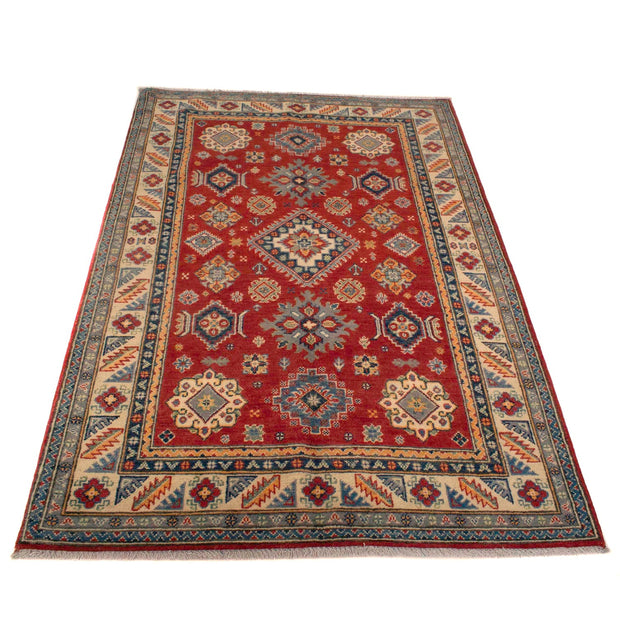 Hand knotted Kazak Carpet 4' 0" x 6' 0" - No. AL26746