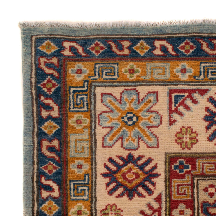Handmade Kazak Area Rug 6' 8" x 9' 5" - No. AL28889