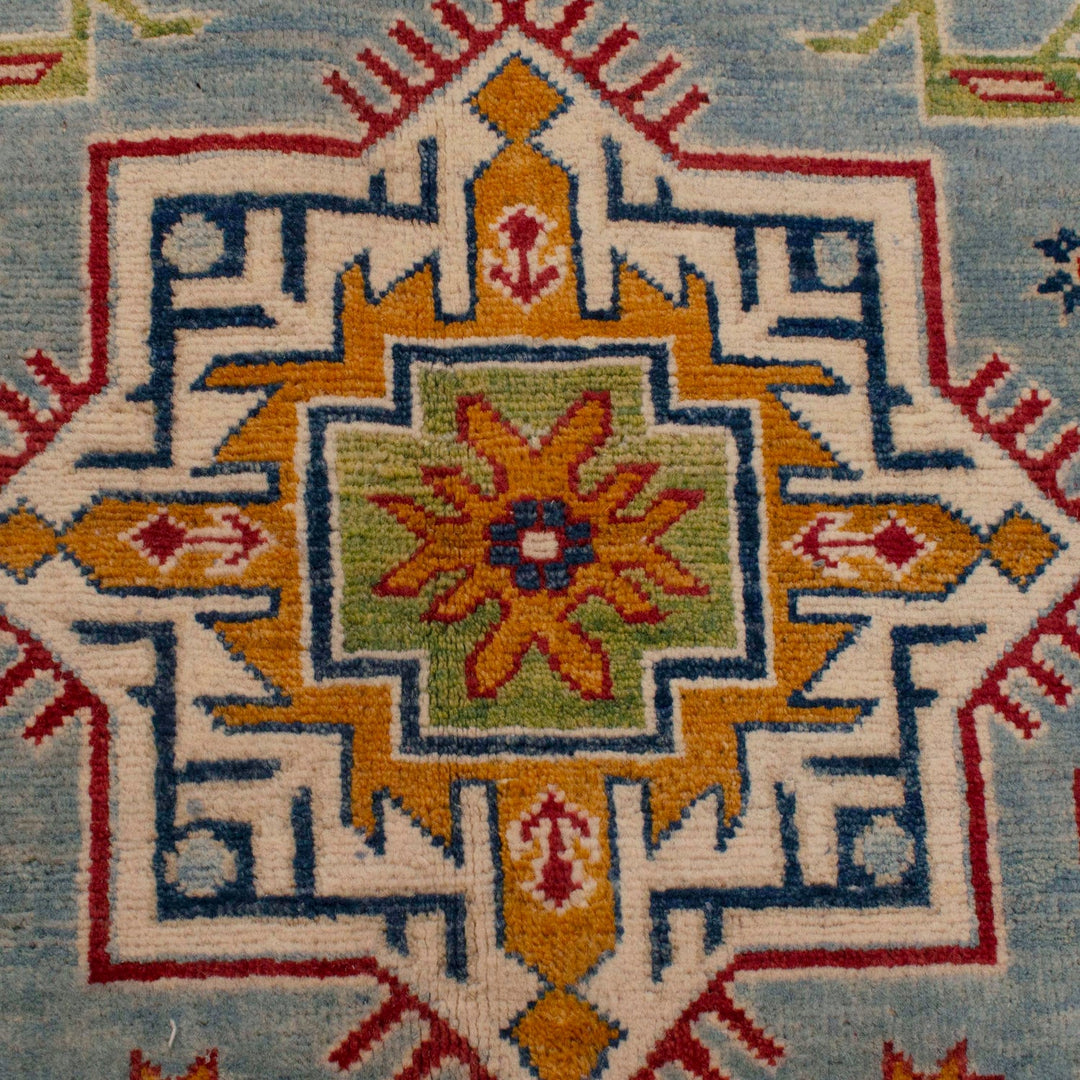 Handmade Kazak Area Rug 6' 8" x 9' 5" - No. AL28889