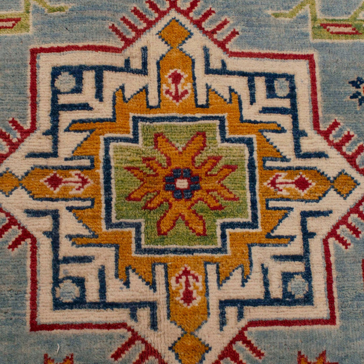 Handmade Kazak Area Rug 6' 8" x 9' 5" - No. AL28889