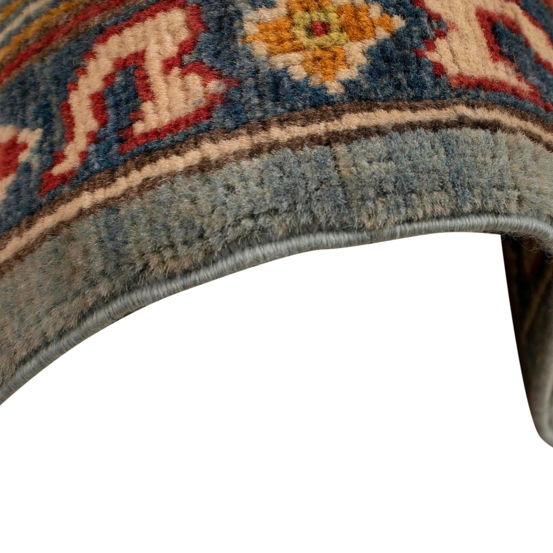 Handmade Kazak Area Rug 6' 8" x 9' 5" - No. AL28889