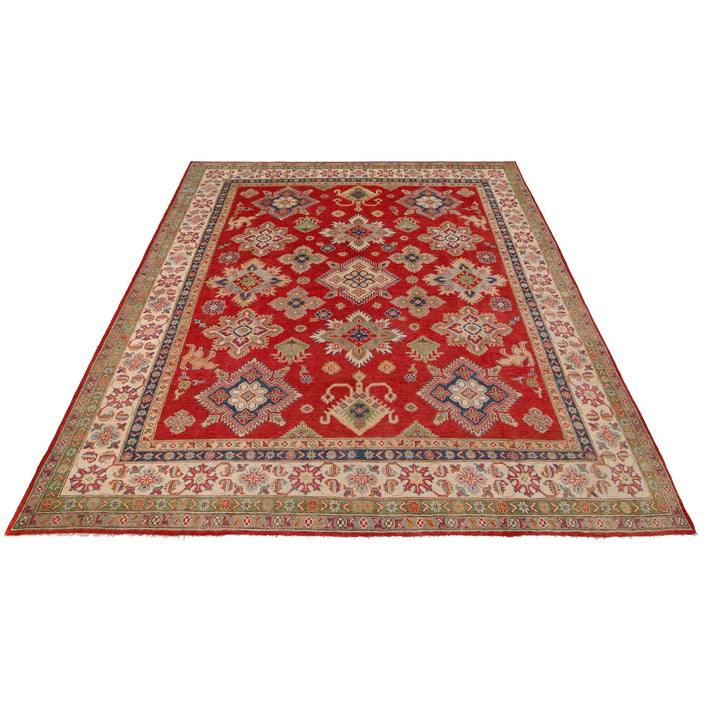 Hand Knotted Kazak Oriental Rug 8' 2" x 9' 11" - No. AL95163
