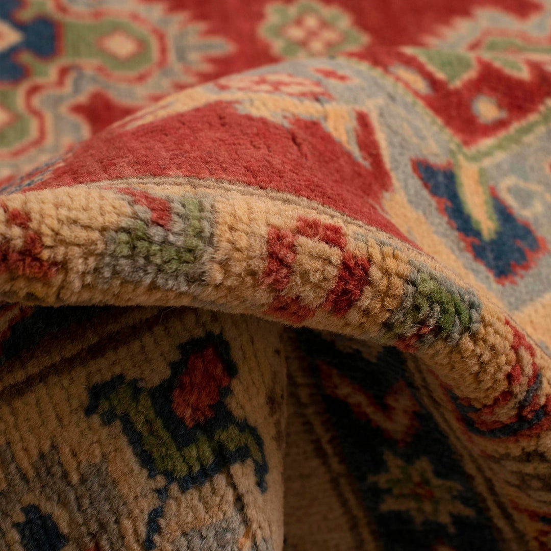 Hand Knotted Kazak Oriental Rug 8' 2" x 9' 11" - No. AL95163