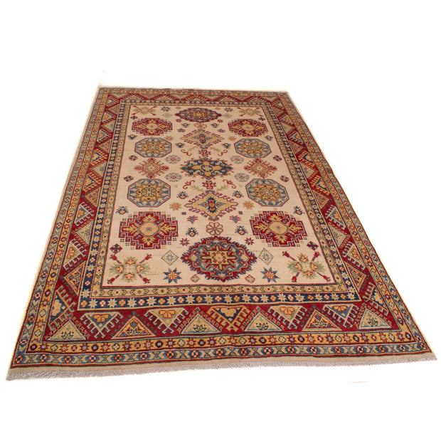 Handmade Kazak Area Rug 5' 4" x 8' 6" - No. AL59935