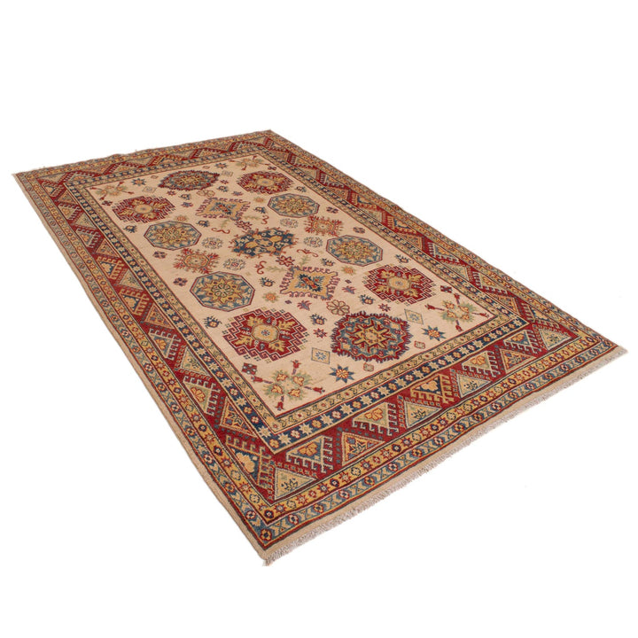 Handmade Kazak Area Rug 5' 4" x 8' 6" - No. AL59935