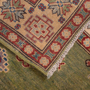 Green Color Kazak Rug 4' 11" x 6' 7" - No. AL72192