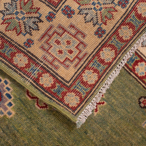 Green Color Kazak Rug 4' 11" x 6' 7" - No. AL72192