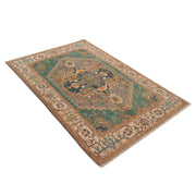 Handmade Kazak Area Rug 3' 9" x 5' 10" - No. AL86375