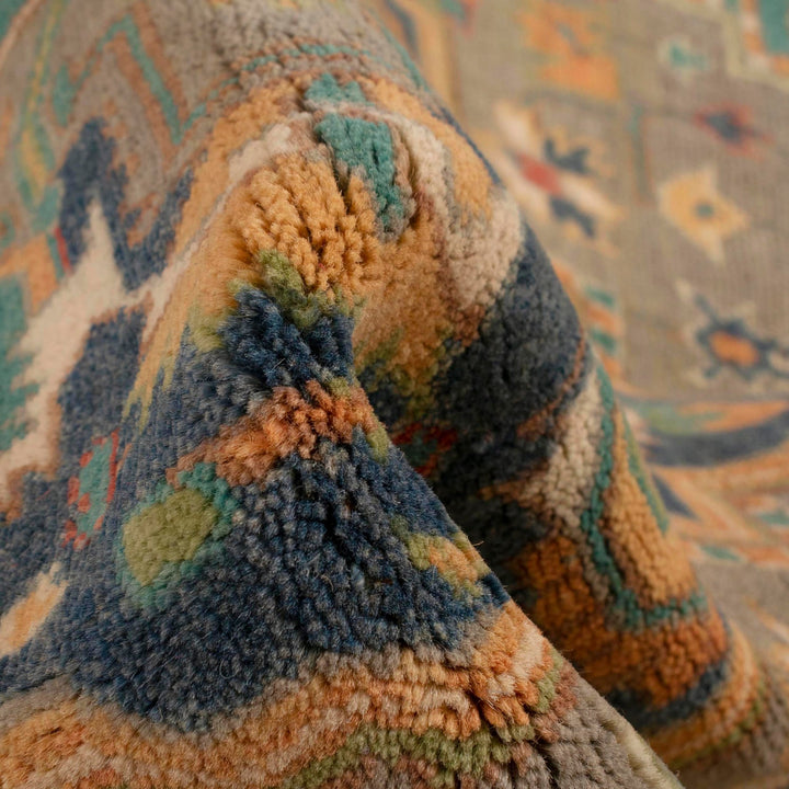 Handmade Kazak Area Rug 3' 9" x 5' 10" - No. AL86375