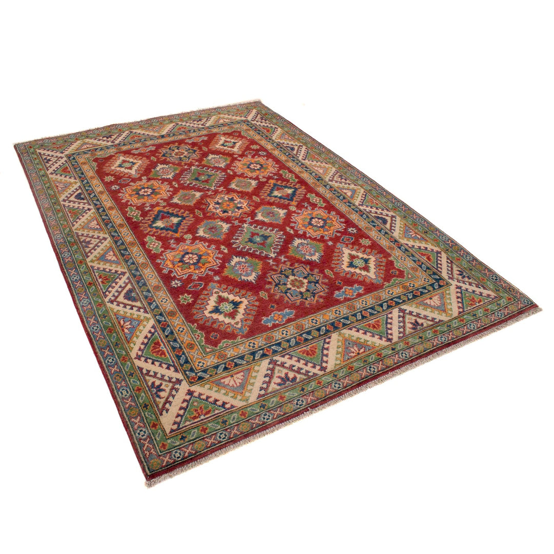 Hand knotted Kazak Carpet 5' 0" x 7' 1" - No. AL52935